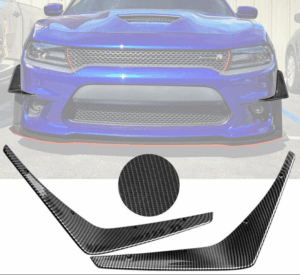 2015 - 23 Charger SRT Carbon Fiber Front Bumper Canards