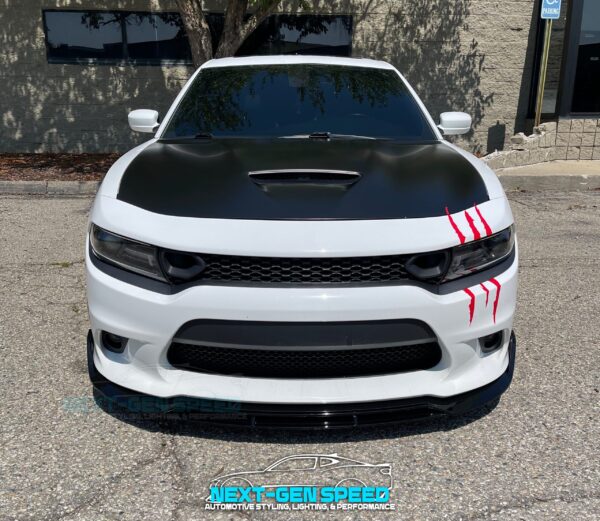 2015 - 23 Charger Slimbody Gloss Black SRT Splitter Lip 4PC