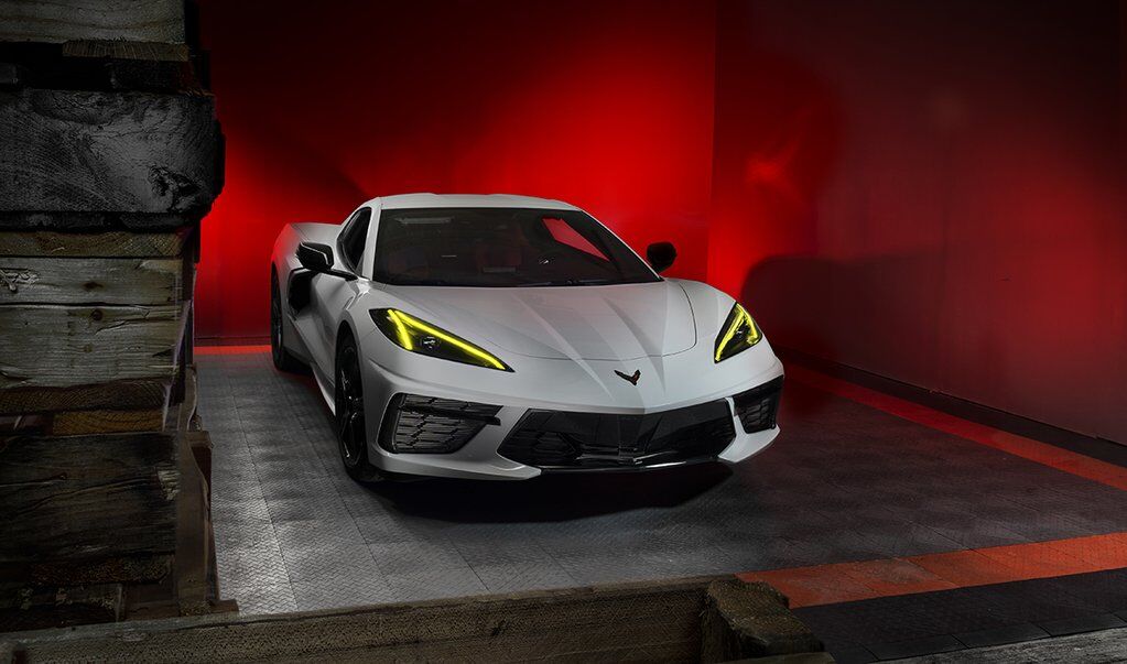 Second image of C8 Corvette RGB LED Color Changing Headlights Kit | Stingray Z06 E-Ray