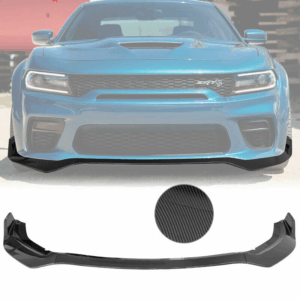 2020 - 23 Charger Widebody Carbon Fiber Front Bumper Lip 3PC