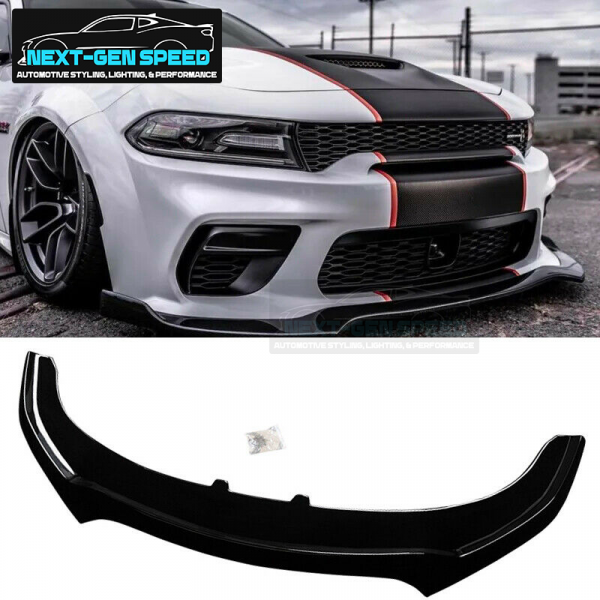 2020 - 23 Charger Gloss Black SRT Widebody V2 Splitter Lip
