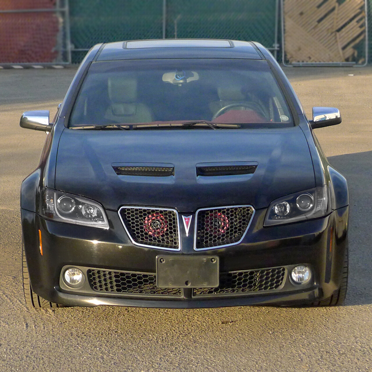 thumbnail image 2 of Black LED Tube Projector Headlights For 2008-2009 Pontiac G8 – Left & Right Pair 2 of 4