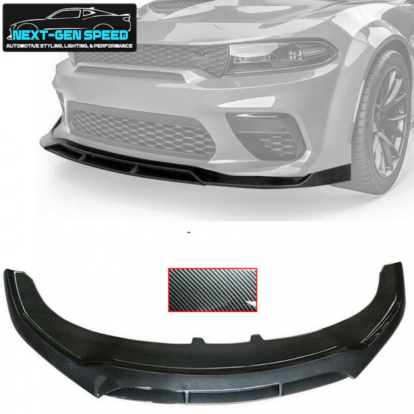 2020 - 23 Charger Carbon Fiber SRT Widebody 1 Piece Splitter Lip