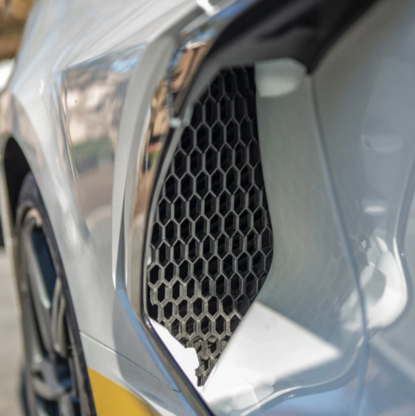 C8 Corvette Stingray Side Intake Mesh Grille Guards (Plastic)