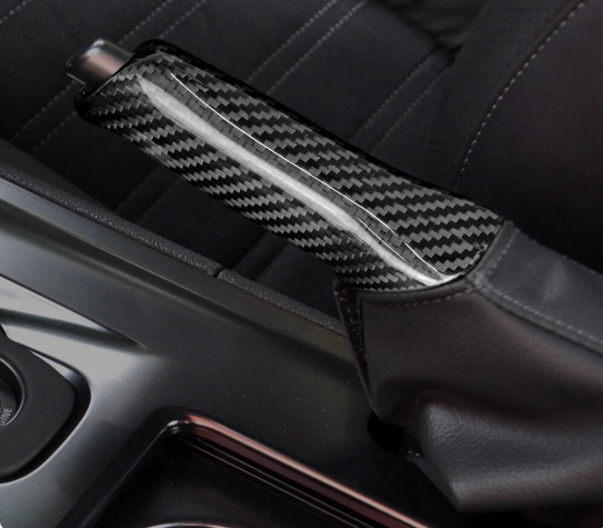 Second image of 2008 - 16 Nissan GTR R35 Carbon Fiber Emergency Brake Handle Cover | Next-Gen Carbon