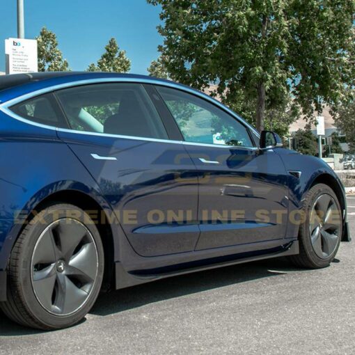 2017-2024 Tesla Model 3 Gloss Black Performance Side Skirts