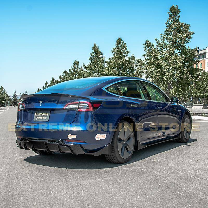 2017-2024 Tesla Model 3 Gloss Black Rear Trunk Spoiler - Next-Gen