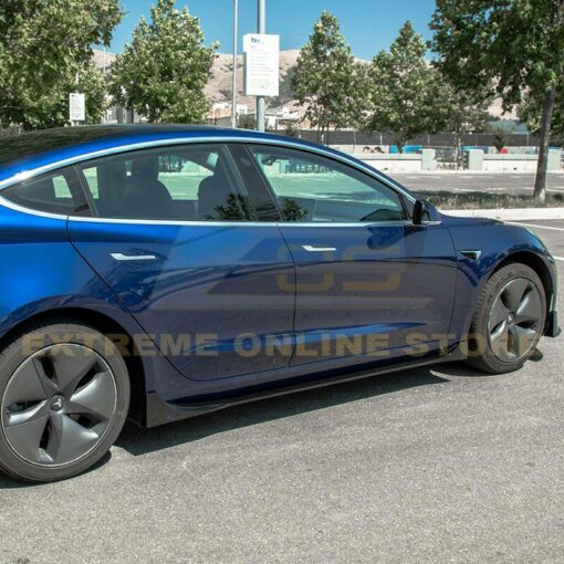 2017-2024 Tesla Model 3 Gloss Black Performance Side Skirts