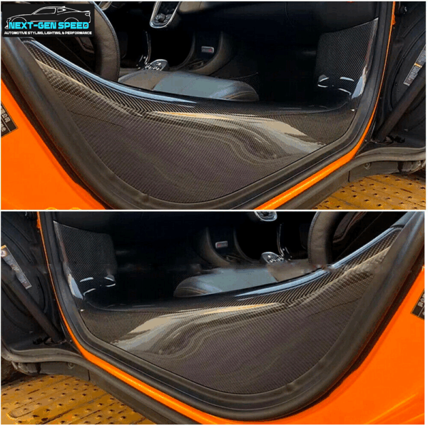 Second image of 2015 - 23 McLaren 540C/570S/600LT Carbon Fiber Door Sills Trim | Next-Gen Carbon