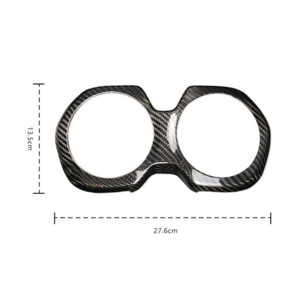 Second image of 2016 - 24 Camaro Real Carbon Fiber Air Vent Bezel Cover | Black/Red/Blue Carbon