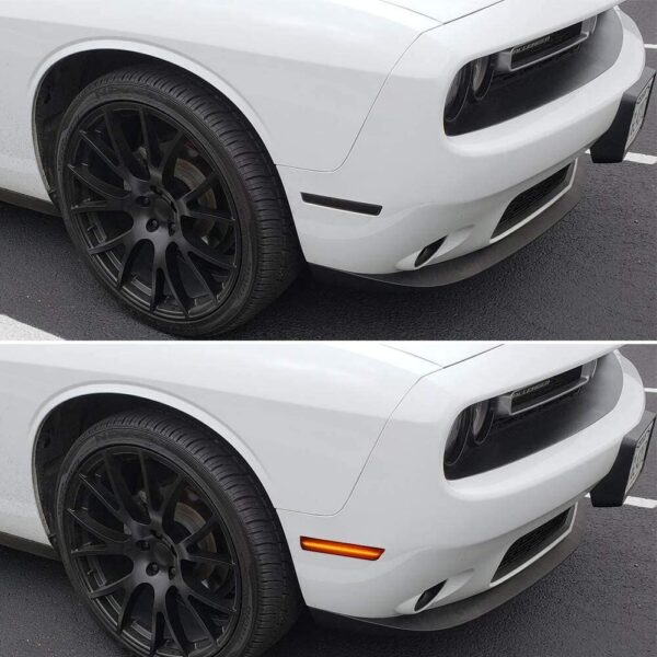 Second image of 2008 - 14 Dodge Challenger Smoked LED Side Markers