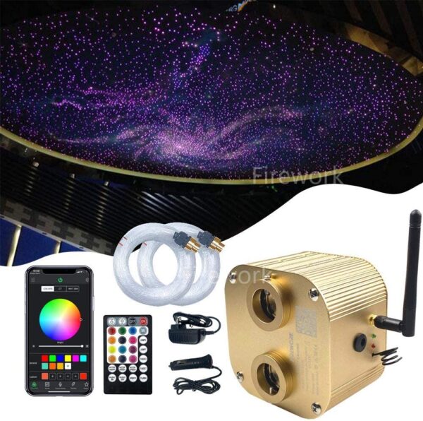 Star Light Headliner LED Ceiling Kit - Twinkle | Dual Port | Assorted | Bluetooth/Remote