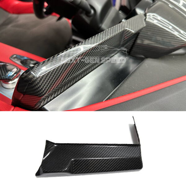 C8 Corvette Carbon Fiber Top Radio Trim Cover | Next-Gen Carbon