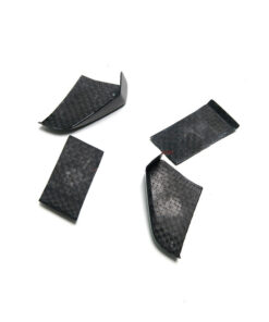 2020-2023 C8 Corvette Carbon Fiber Steering Wheel Button Covers (Black/Red/White/Blue) | Next-Gen Carbon