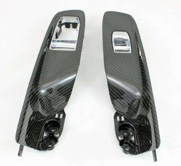 C8 Corvette Carbon Fiber Window Switch Panel Replacements (Coupe/Convertible)