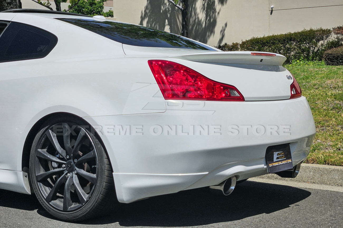 Second image of 2009 - 21 Nissan 370Z Z34 Muffler Delete Axle Back 4.5" Dual Tips Exhaust