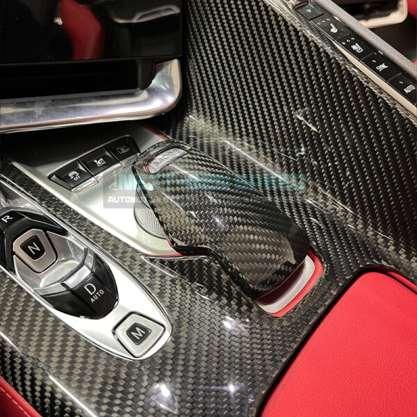 C8 Corvette Real Carbon Fiber Mode Selector Trim Covers | Interior Overlay (2020–2025) main image 0