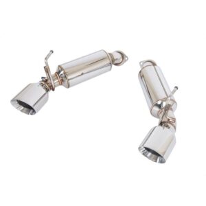 2009 - 21 Nissan 370Z Z34 Stainless Steel Axle Back 4.5" Dual Burnt Tips Exhaust