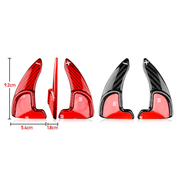 Second image of 2015-2024 Dodge Charger / Challenger / Durango Carbon Fiber Paddle Shifter Covers | Next-Gen Carbon