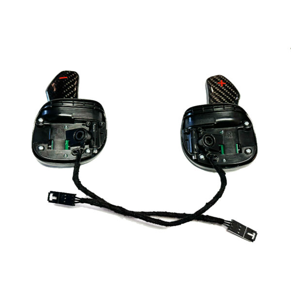 Second image of 2015-24 Dodge Carbon Fiber Replacement Paddle Shifters Charger/Challenger/Durango