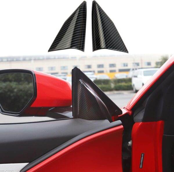 C8 Corvette Hydro-Carbon Fiber Interior A-Pillar Cover