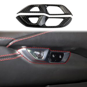 C8 Corvette Hydro-Carbon Fiber Unlock/Lock Frame Cover | Next-Gen Speed