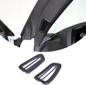 C8 Corvette Hydro-Carbon Fiber Side Vent Defogger Trim Covers