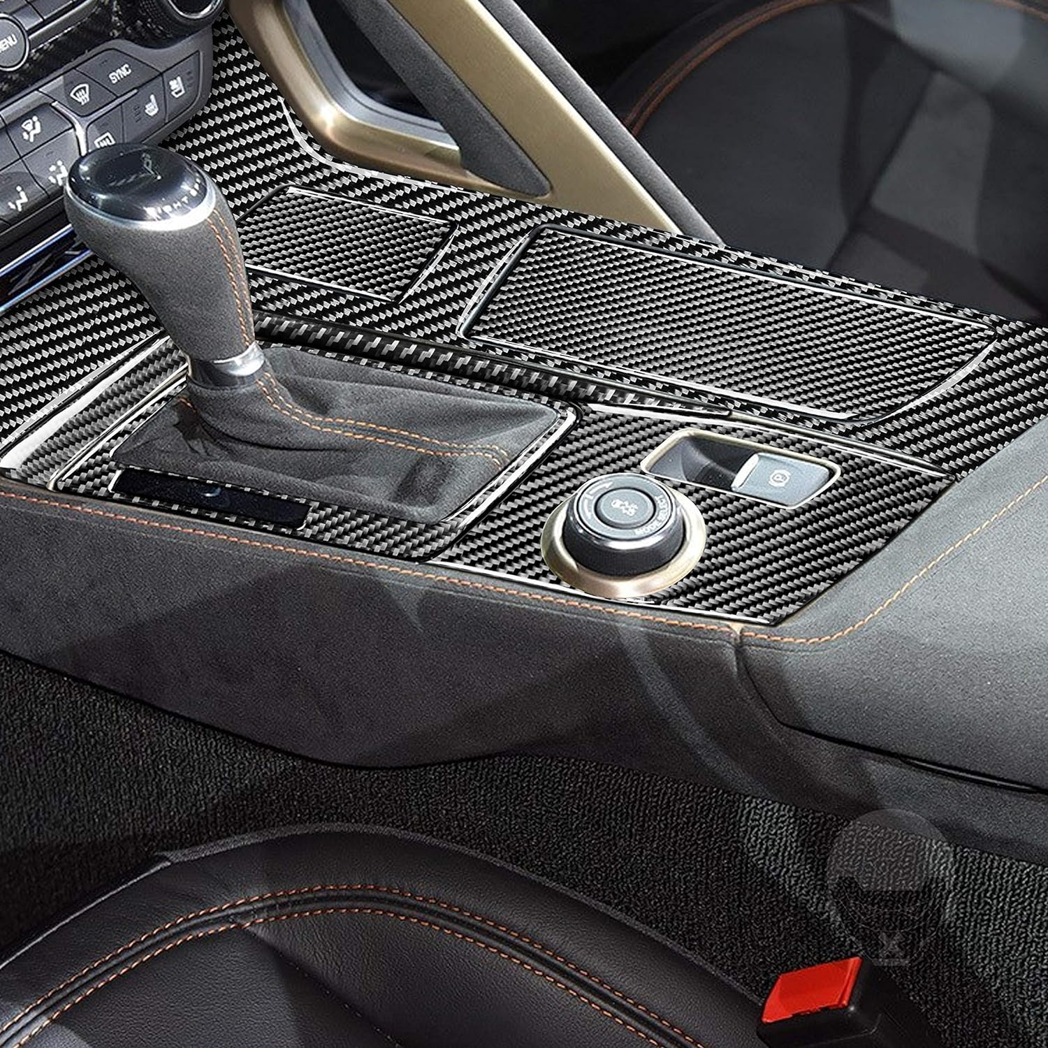 2014-19 C7 Corvette Real Carbon Fiber Complete Interior Trim Kit