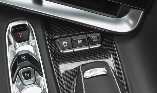 C8 Corvette Carbon Fiber Mode Selector Control Plate Full Replacement | Next-Gen Carbon