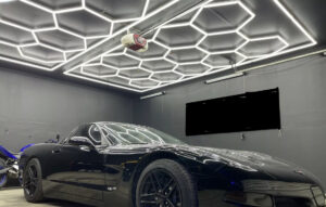 Hexagon LED Lighting Detail Garage Honeycomb Light Fixture