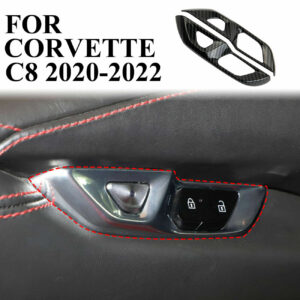 C8 Corvette Hydro-Carbon Fiber Unlock/Lock Frame Cover | 2020 - 2022 Chevy Corvette C8