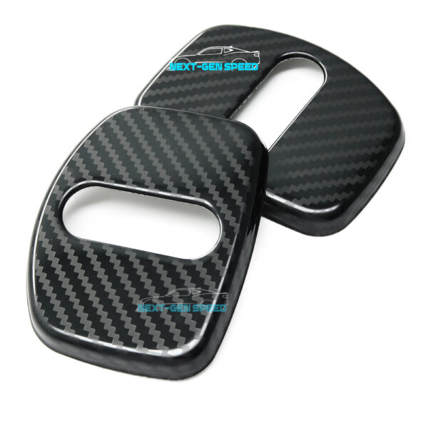 Second image of C8 Corvette Carbon Fiber Stainless Steel Door Striker