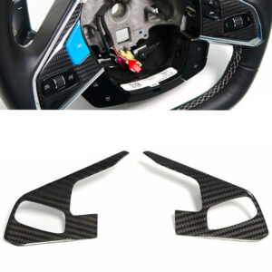 C8 Corvette Carbon Fiber Steering Wheel Trim Covers | 2020 - 2022  C8 Corvette