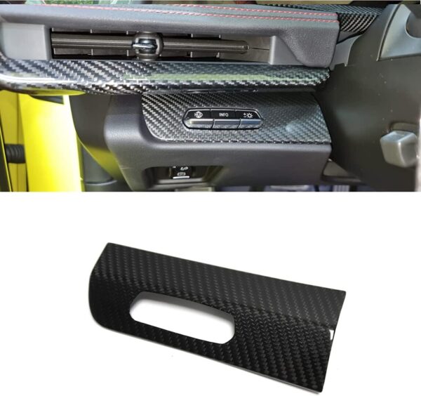 C8 Corvette Carbon Fiber HUD Control Trim Cover | Next-Gen Carbon