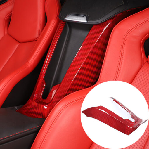 C8 Corvette Carbon Fiber Rear Waterfall Compartment Cover