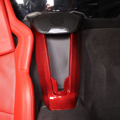 C8 Corvette Carbon Fiber Rear Waterfall Compartment Cover