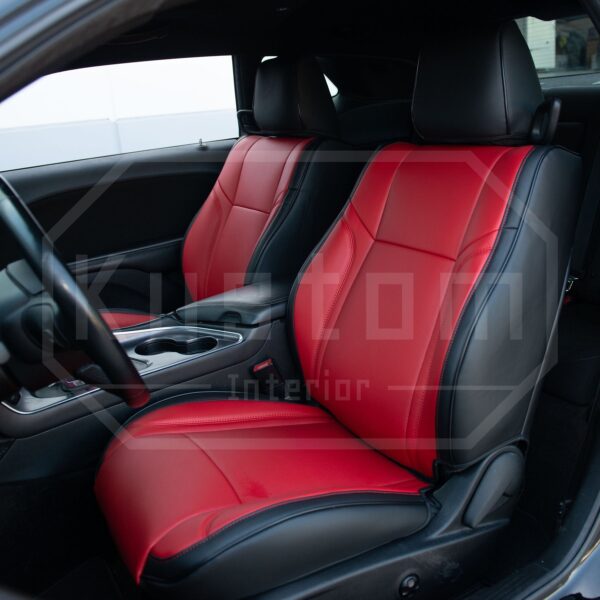 Second image of 2015 - 24 Dodge Charger Colored Leather Seat Covers