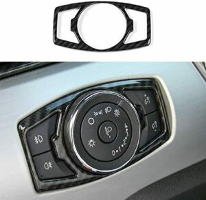 Carbon Fiber Headlight Switch Trim Cover | 2015 - 2024 Ford Mustang / F-150
