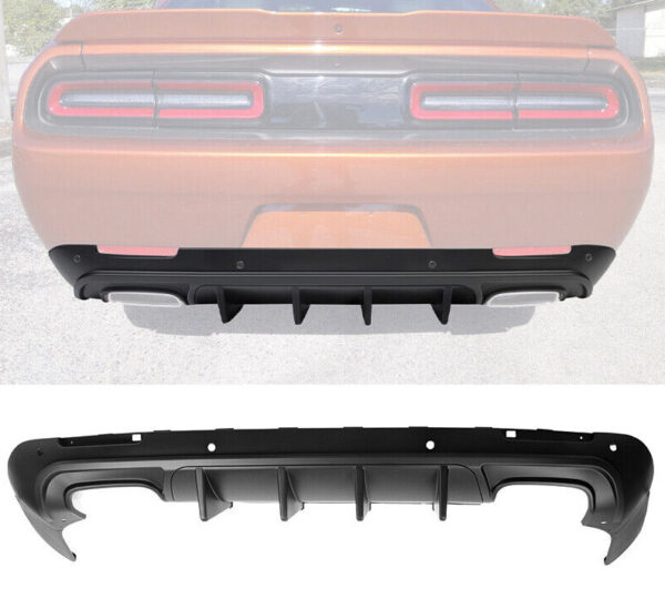 2015 - 24 Dodge Challenger SRT Diffuser Matte/Gloss Black (With Sensors)