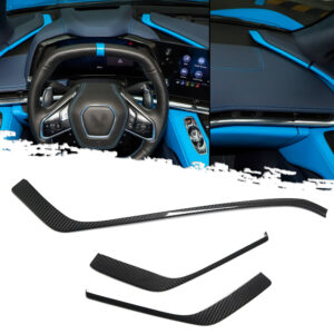 C8 Corvette Carbon Fiber Dash Pad Trim Cover Kit | 2020 - 2023 C8 Corvette
