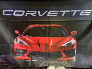 C8 Corvette Banner Flag