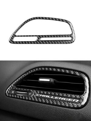 2015+ Dodge Challenger Carbon Fiber Passenger Air Vent Surround