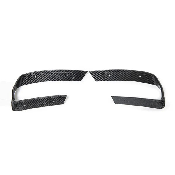 C8 Corvette Stingray Carbon Fiber Rear Diffuser Exhaust Bezels