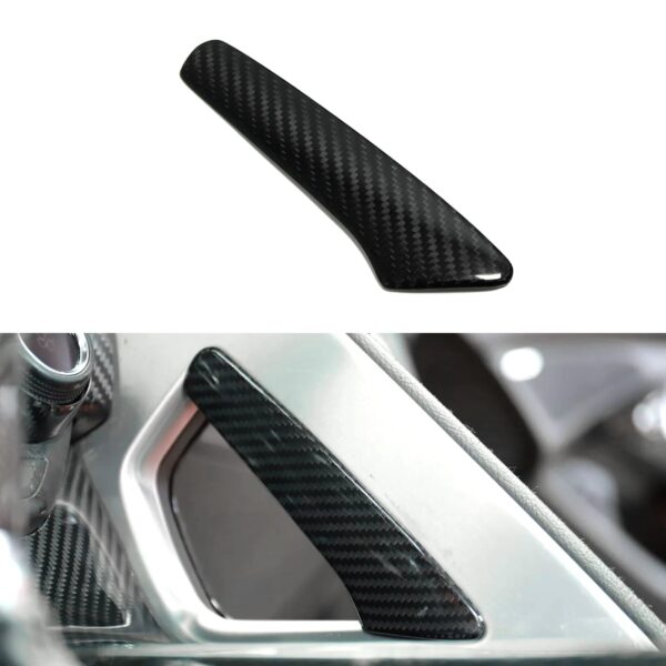 Second image of 2014-19 C7 Corvette Carbon Fiber Side Console Trim Covers