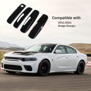 2015 - 24 Dodge Charger Gloss Black Exterior Door Handle Covers