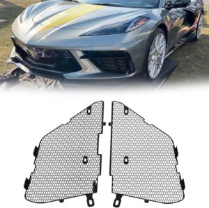 C8 Corvette Stingray Front Grill Covers Radiator Guards w/Bolts |