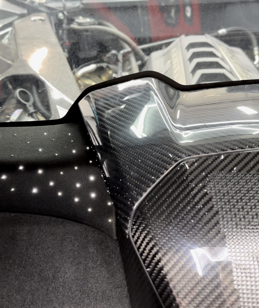 thumbnail image 2 of JOGON Real Carbon Fiber Rear Waterfall Top Trim For Corvette C8 Stingray/Z06 (2020-2025) 2 of 5