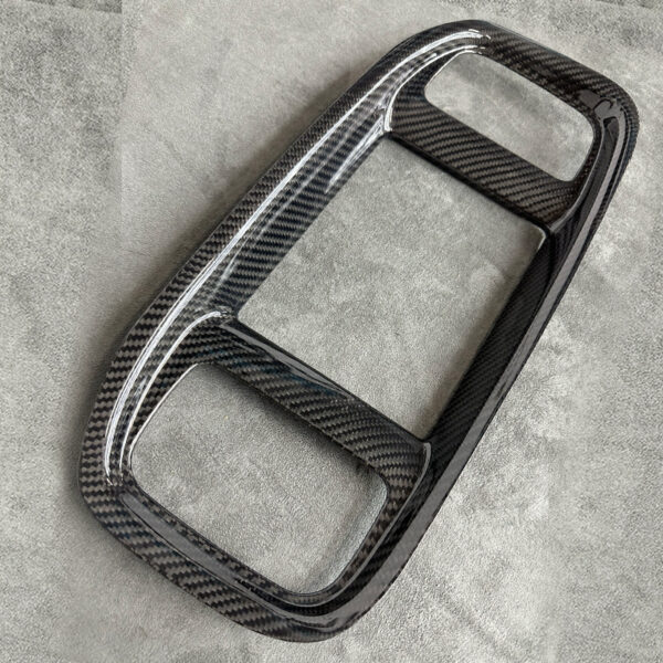 2015-2024 Dodge Charger Carbon Fiber Radio Navigation Screen Trim Cover | Next-Gen Carbon