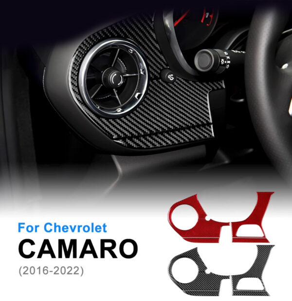 2016-2024 6th Gen Camaro Carbon Fiber Driver Side Dashboard Insert Cover - Non-HUD | Next-Gen Carbon