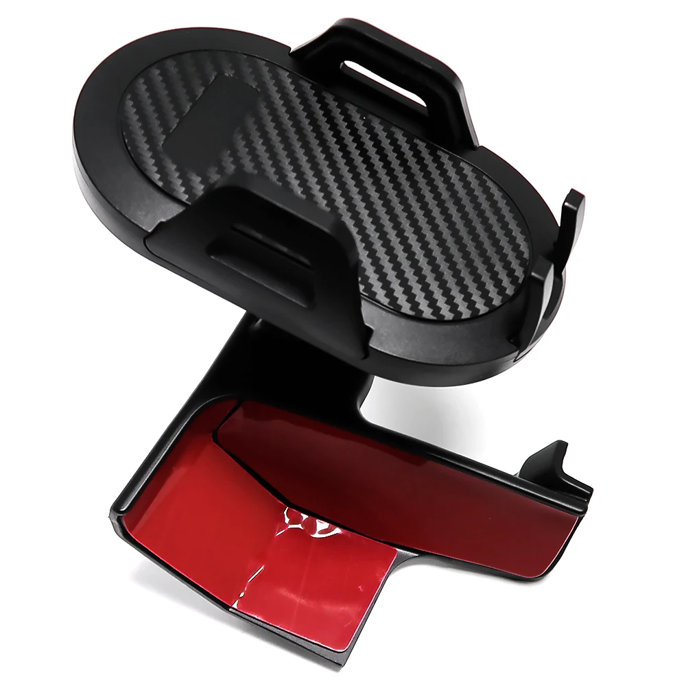 Car-Attention Phone Holder Mount – Black ABS – Fits Corvette C8 Coupe 2020-2023